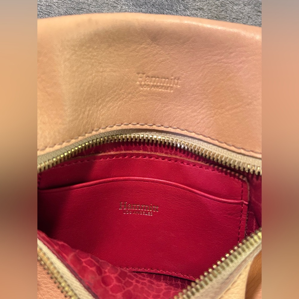 Hammitt Tropic Wink Tony Small Exotic and Pebbled Leather Crossbody - Picture 10 of 10
